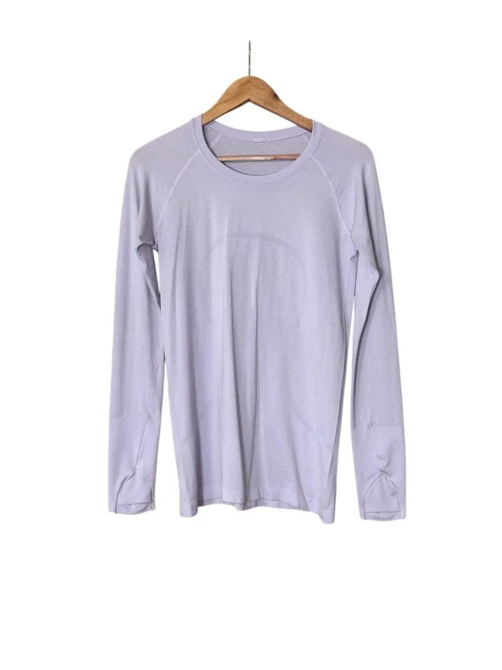 Lululemon Swiftly Tech Long Sleeve 2.0 Lavender Dew Size 8